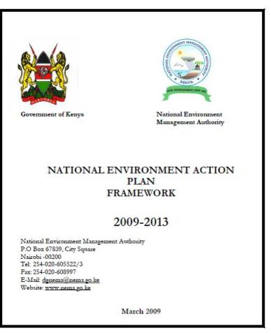 National Environment Action Plan (NEAP) National Environment Action Plan (NEAP)